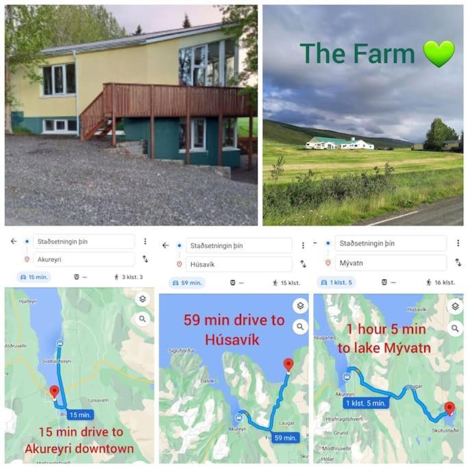Þorsmoerk Farm 12 Min From Akureyri Apartment Svalbarthseyri Exterior foto